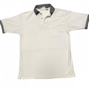 Vintage 90s Diport USA Pocket Polo Shirt Mens Size Large 100% Combed Cotton